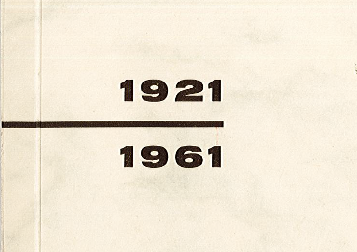 1921-1961 Wachstum in Zeiten von Krieg und Wiederaufbau