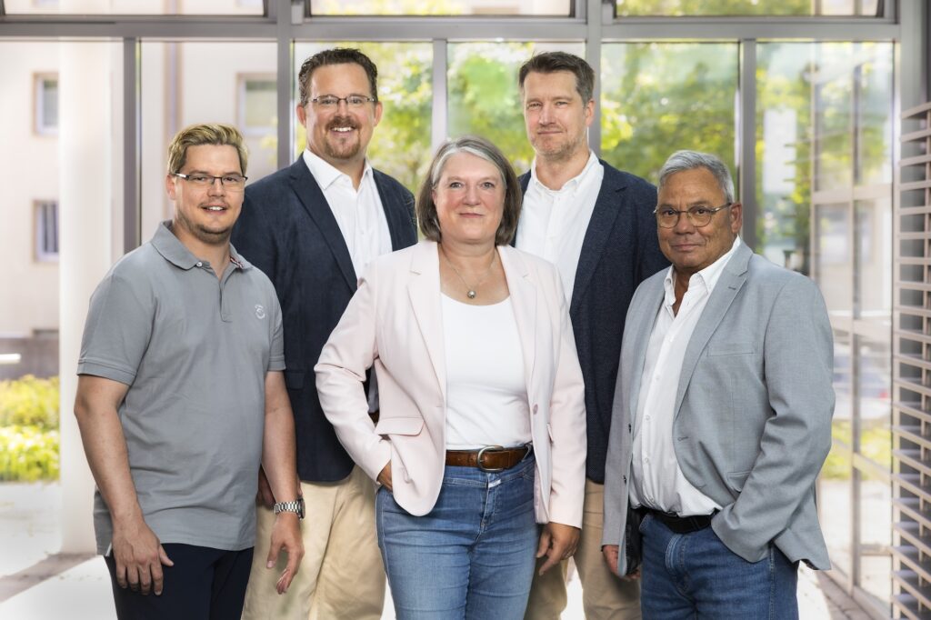 Von links: Christoph Noack, Daniel Bode, Ulrike Henke, Marcus Bonkowski, Christian Sack